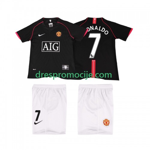 Manchester United Ronaldo 7 2007 2008 Dres Retro Dječji Gostujući Kratkih Rukava Manchester United Ronaldo 7 2007 2008 Dres Retro Dječji Gostujući Kratkih Rukava